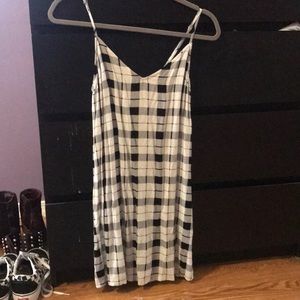 Gingham Print Dress